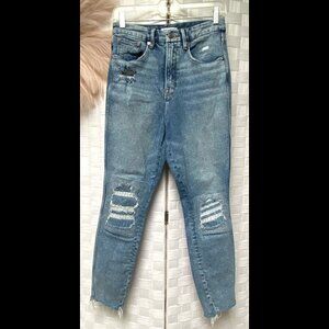 Good American Distressed Good Curve Jeans Size 8 / 29